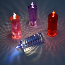 Big Simple Candles for Home Decoration, Crystal Candle Lights, Diwali (Multicolor) - dailyneed.life