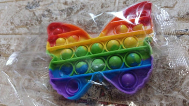 Fidget Toy Push Bubble Fidget Sensory Toy for Kids and Adults Fidget per Stress Reliever Sensory Fidget pers (Butterfly & Car Shape / 1 Pc) - dailyneed.life