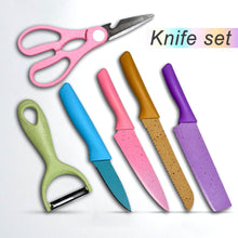 Corrugated 6Pc Kitchen Knife Set Professional Box Knife Set 6 Piece Forged Kitchen Knives with Box. - dailyneed.life