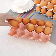 15 Cavity Plastic Egg Tray Egg Trays for Storage with 15 Eggs Holder (4 Pc Set) - dailyneed.life