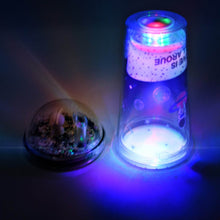 LED Glow Light, Design Printed Insulated Double Wall Plastic Tumbler Cups With Straws 13oz Theming Astronaut in Space Travel Tumbler Freezer Mug Drinking Cups for Boys and Girls School/Tuition/Gym/ Picnic (Pack Of 1) - dailyneed.life