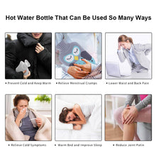 Green Kitty Hot Water Bag with Cover for Pain Relief & Warmth - dailyneed.life