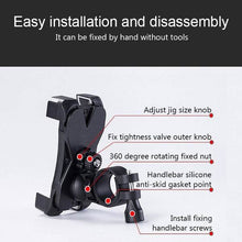 Bike Phone & Mobile Mount Anti Shake and Stable Cradle Clamp with 360° Rotation - dailyneed.life