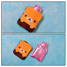 Brown Panda Print small Hot Water Bag with Cover for Pain Relief, Neck, Shoulder Pain and Hand, Feet Warmer, Menstrual Cramps. - dailyneed.life