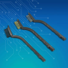 3pcs Mini Wire Brush Set (Steel / Nylon / Brass Brush) - dailyneed.life
