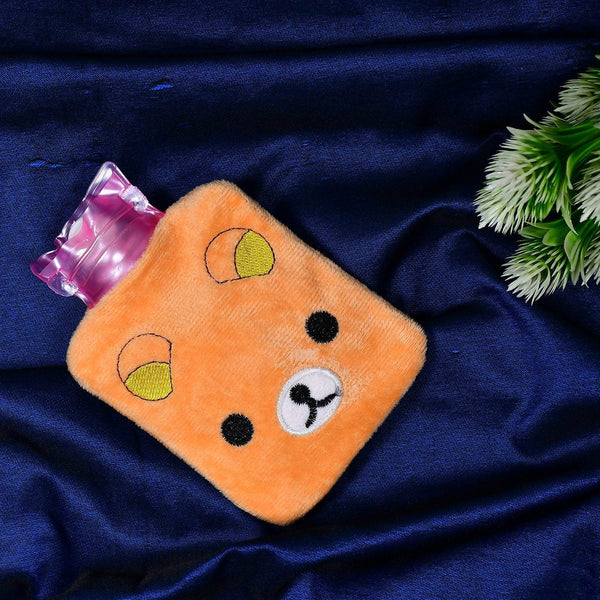 Warm Hug from a Panda: Orange Panda Hot Water Bag for Pain Relief - dailyneed.life