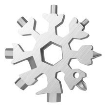 Durable & Portable 18 in 1 Snowflake Multi-Tool, Snowflake Bottle Opener Flat Phillips Screwdriver Kit Wrench - dailyneed.life