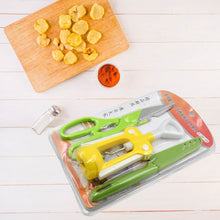 Multifunction Kitchen Tool Set – Stainless Steel & Plastic Knife and Scissors - dailyneed.life