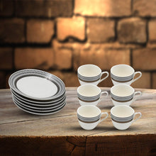 Ceramic Tea / cups and Saucer / Rakabi Set of 12 Pcs - dailyneed.life