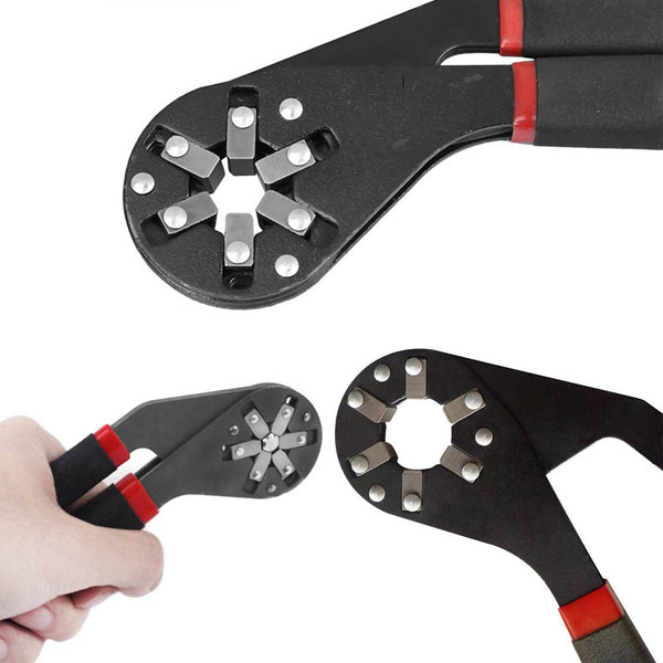 Multi-Function Hexagon Universal Wrench Adjustable Bionic Plier Spanner Repair Hand Tool (Small) Single Sided Bionic Wrench Household Repairing Wrench Hand Tool - dailyneed.life