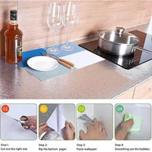 Aluminium foil for Kitchen and Aluminium Foil Paper Sticker Roll for Kitchen Wall, Drawers. (60cmx2Meter) - dailyneed.life