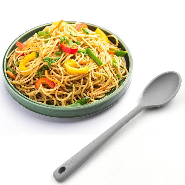 Silicone Spoons for Cooking - Large Heat Resistant Kitchen Spoons (32 cm) - dailyneed.life