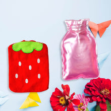 Strawberry Design Relief: Mini Hot Water Bag for Neck & Shoulders - dailyneed.life