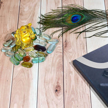 Glass Gem Stone, Flat Round Marbles Pebbles for Vase Fillers, Attractive pebbles for Aquarium Fish Tank. - dailyneed.life