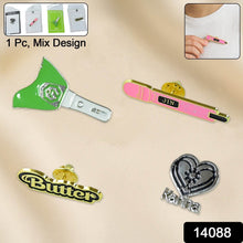 Stylish Metal Badge Pin – Single Piece (Random Design) - dailyneed.life