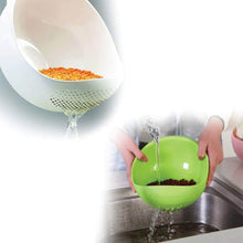 Kitchen Plastic big Rice Bowl Strainer Perfect Size for Storing and Straining - dailyneed.life
