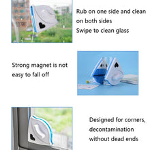 Double face glass cleaner Window Squeegee, Magnetic Window Washing Equipment. - dailyneed.life