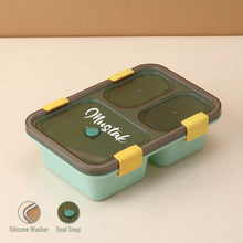 Customize Plastic Lunch Box for Kids, Lunch Box for Kids 3 Compartment Insulated Lunch Box Tiffin Box for Boys, Girls, School & Office Men (3 Compartment Lunch Box) - dailyneed.life