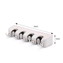 4 Layer Mop and Broom Holder, Garden Tool Organizer, Multipurpose Wall Mounted - dailyneed.life