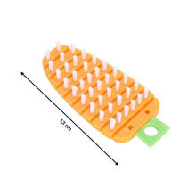 Carrot-Shaped Non-Toxic Vegetable Scrubbing Brush for Fruits & Veggies - dailyneed.life
