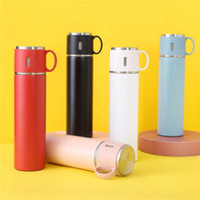 Customized Stainless Steel Vacuum Flask Set with 3 Cups – 500ML | Personalized Name Bottle Gift Combo for Boyfriend, Girlfriend, Employee - dailyneed.life