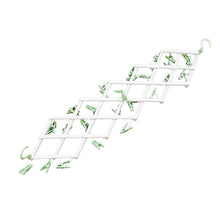 Big Adjustable Clothes Hanger, Windproof Tumble Dryer, Extendable, Socks Washing Liner, Plastic Drying Rack, Sock Hanger, Foldable Hanger, Underwear Dryer with 29 Clips - dailyneed.life