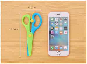 Kids Handmade Plastic Safety Scissors Safety Scissors - dailyneed.life