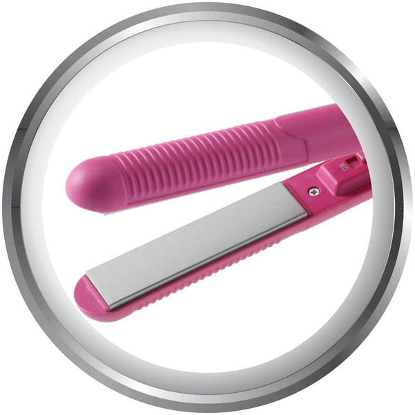 Beauty and Personal Care Professional Ceramic Plate Mini Hair Styler Straightener and Curler - dailyneed.life