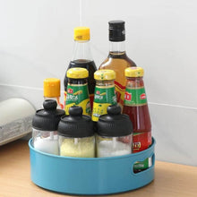 360° Rotating Kitchen Organizer Trolley for Storage - Turntable Tray with Brown Box - dailyneed.life