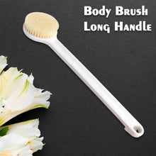 Body Brush Long Handle Dry Brush Soft Bristle Bath Brush Back Scrub Exfoliating Massage. - dailyneed.life