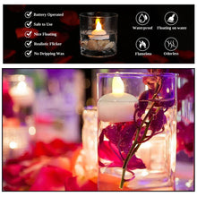 Set of 12 Flameless Floating Candles Battery Operated Tea Lights Tealight Candle - Decorative, Wedding, Diwali - dailyneed.life