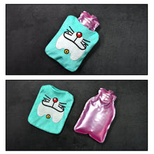 Doremon Cartoon Small Hot Water Bag with Cover for Pain Relief - dailyneed.life