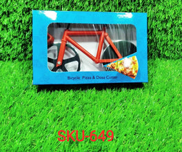 Bicycle Pizza Cutter (1 Pc): Stainless Steel, Unbreakable Handle - dailyneed.life