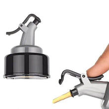 1ltr Plastic Oil Dispenser With Lid - Clear, Drip Free Spout, Controlled Use. - dailyneed.life