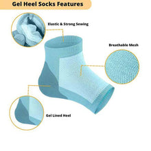 Heel Pain Relief Silicone Gel Heel Socks (Multicolor) - dailyneed.life