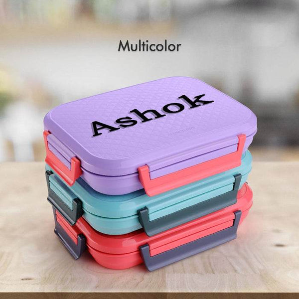 Customized Break Time Lunch Box Steel Plate Multi Compartment Lunch Box Carry To All Type lunch In Lunch Box & Premium Quality Lunch Box ideal For Office , School Kids & Travelling Ideal - dailyneed.life