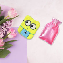 Minions Hot Water Bag - 2-Eye Design with Cover for Pain Relief & Warming - dailyneed.life