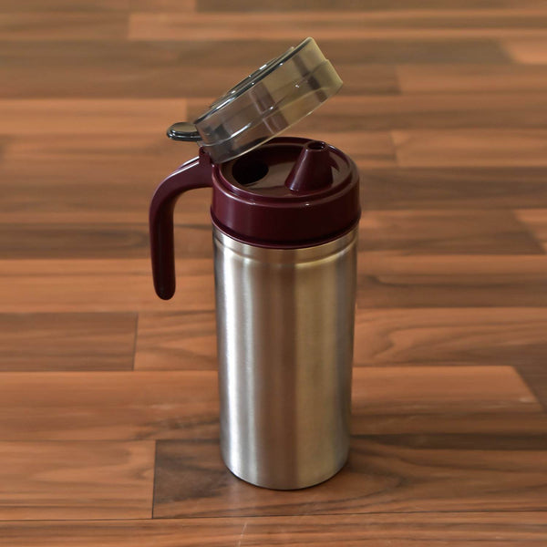 Oil Dispenser Stainless Steel with small nozzle 750ml - dailyneed.life