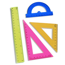4-Piece Geometry Set, Triangle Ruler Protractor Straight Ruler - dailyneed.life