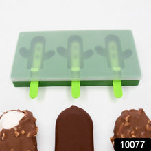 Ice Cream Mould sicle Mold, Cactus Shape Ice Molds Homemade sicle for DIY Ice sicle, 3-Cavity Summer Food Kitchen Tools (1 Pc) - dailyneed.life