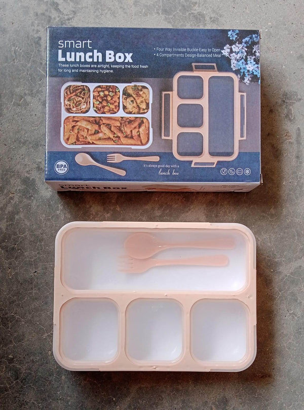 Leak-Proof Lunch Box with 4 Compartments for School & Office Use - dailyneed.life