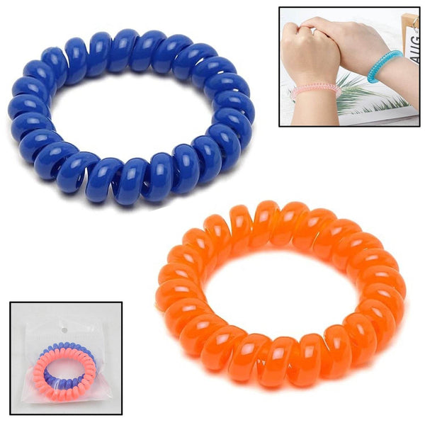 Telephone Wire Hair bands Pack of 2 Pc / Multicolour), Hair accessories - dailyneed.life