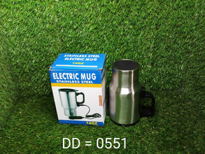 12V Car Charging Electric Kettle Mug (Silver) - dailyneed.life
