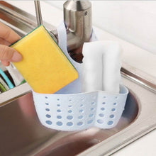 Adjustable Kitchen Bathroom Water Drainage Plastic Basket / Bag with Faucet Sink Caddy - dailyneed.life