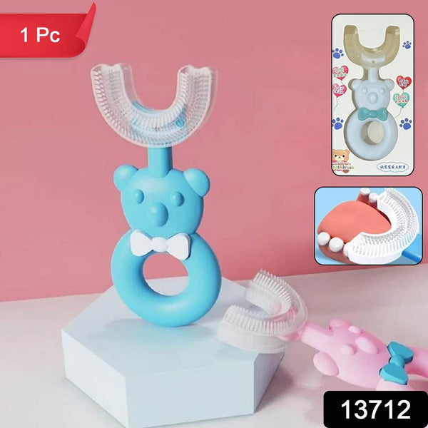 Baby Bear U-shaped Toothbrush Silicone Brush Head (1 Pc) - dailyneed.life