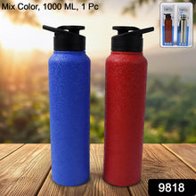 Stainless Steel Water Bottle, Fridge Water Bottle (1000ML / Mix Colour / 1 Pc) - dailyneed.life
