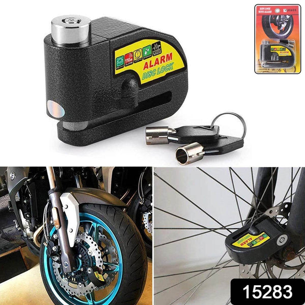 Alarm Disc Lock Motorbike Anti-Theft Disc Brake Lock (1 Pc / With 2 Key) - dailyneed.life