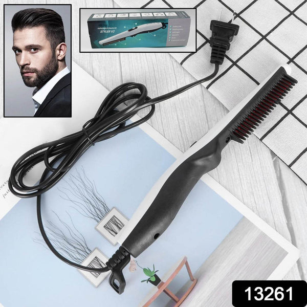 Electric Hair Straightening Comb Portable Straight Beard Comb (1 Pc) - dailyneed.life