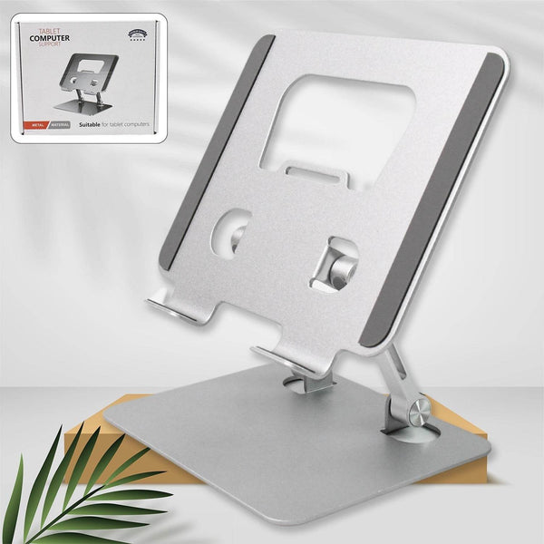 Tablet Stand Metal Alloy Adjustable Bracket, Suitable For tablet Computers for Desk Ergonomic Foldable Metal Tablet Holder/Tablets/Mobile Phones - dailyneed.life