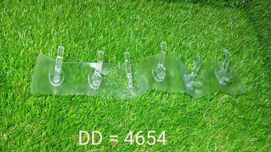 Adhesive Golden & Transparent Heavy Duty Wall Hook - dailyneed.life